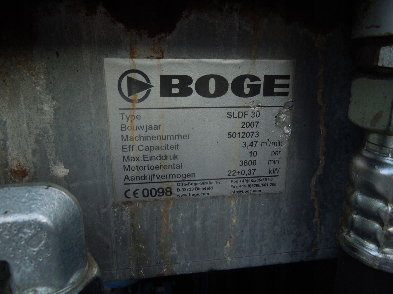 BOGE SLDF30 - Compressor de ar: foto 4 BOGE SLDF30 - Compressor de ar: foto 4