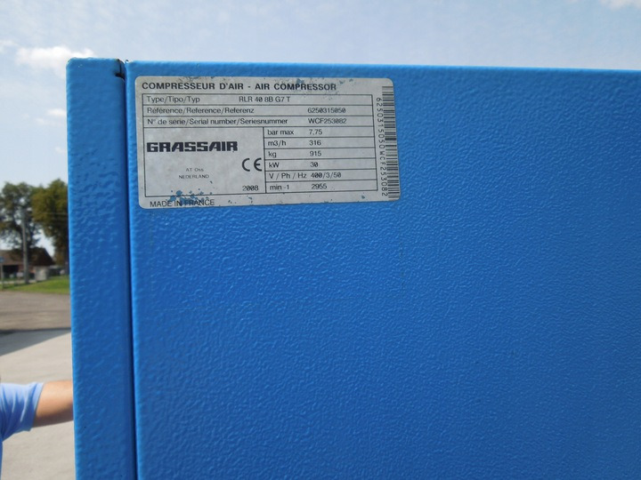 GRASSAIR RLR 40 8B RLR 40 8B - Compressor de ar: foto 4 GRASSAIR RLR 40 8B RLR 40 8B - Compressor de ar: foto 4