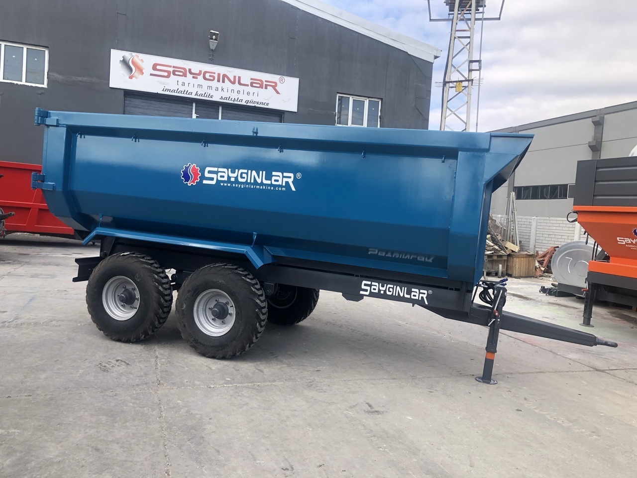 SAYGINLAR 8 TON DUMP TRAILER - Reboque basculante: foto 1 SAYGINLAR 8 TON DUMP TRAILER - Reboque basculante: foto 1