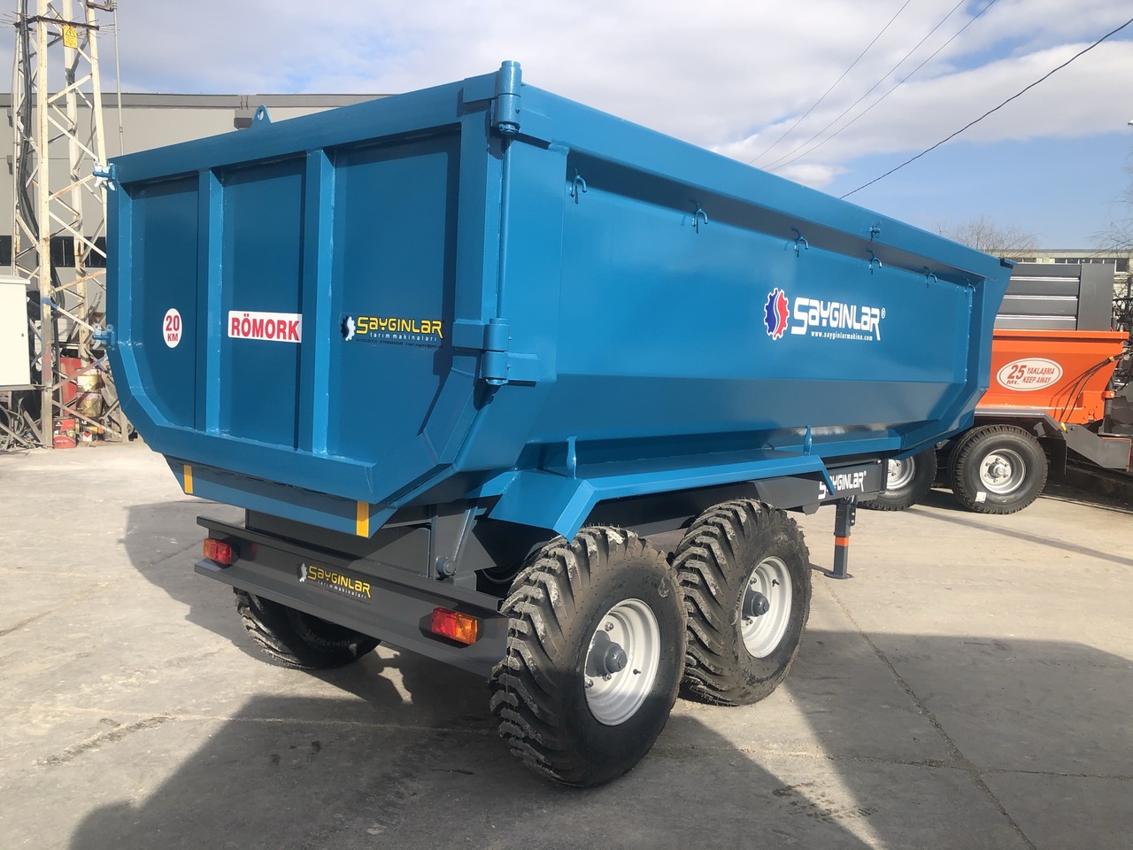 SAYGINLAR 8 TON DUMP TRAILER - Reboque basculante: foto 2 SAYGINLAR 8 TON DUMP TRAILER - Reboque basculante: foto 2