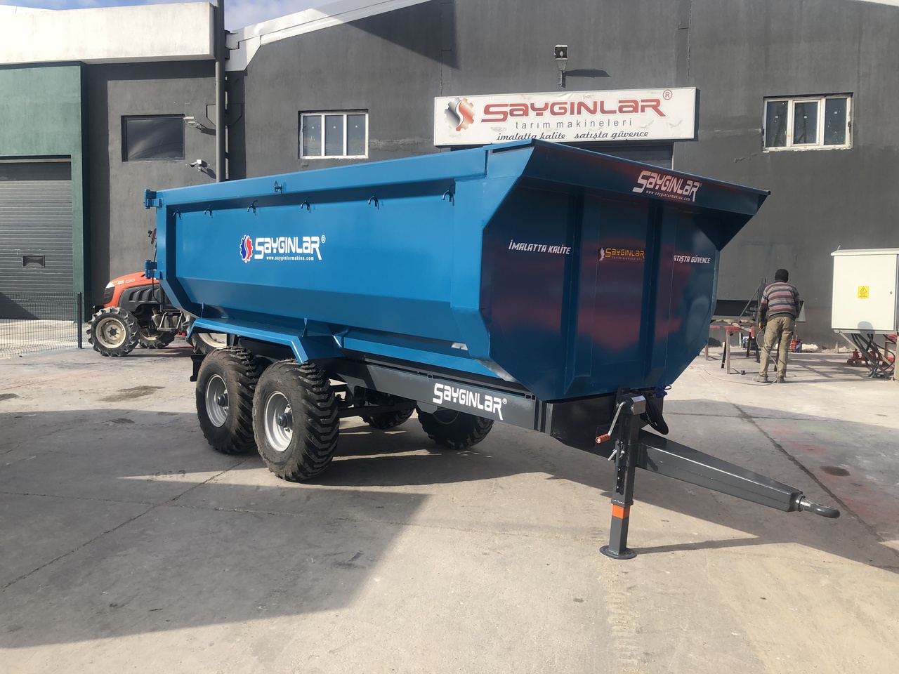 SAYGINLAR 8 TON DUMP TRAILER - Reboque basculante: foto 4 SAYGINLAR 8 TON DUMP TRAILER - Reboque basculante: foto 4