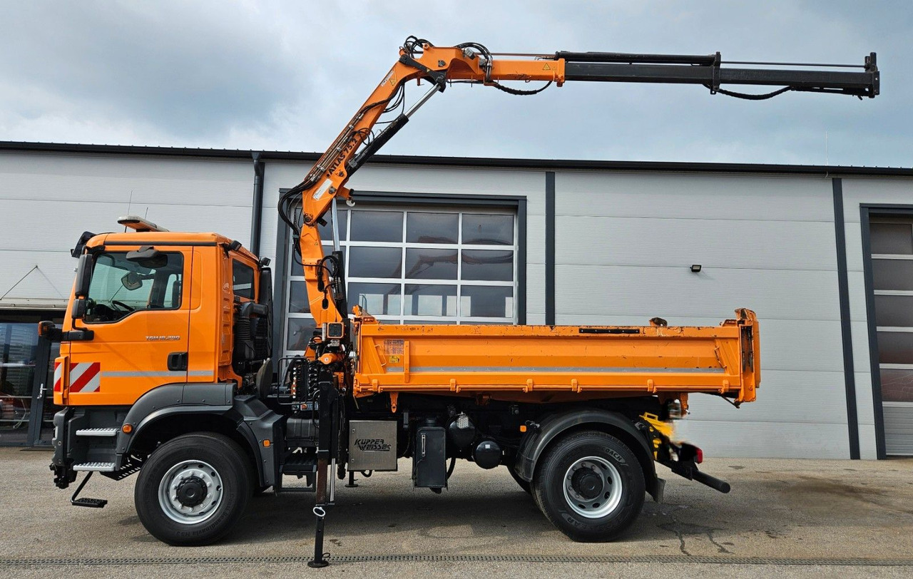 MAN TGM 18.290 4x4 Atlas 75.2 Kran Funk Euro6 - Caminhão basculante, Caminhão grua: foto 2 MAN TGM 18.290 4x4 Atlas 75.2 Kran Funk Euro6 - Caminhão basculante, Caminhão grua: foto 2