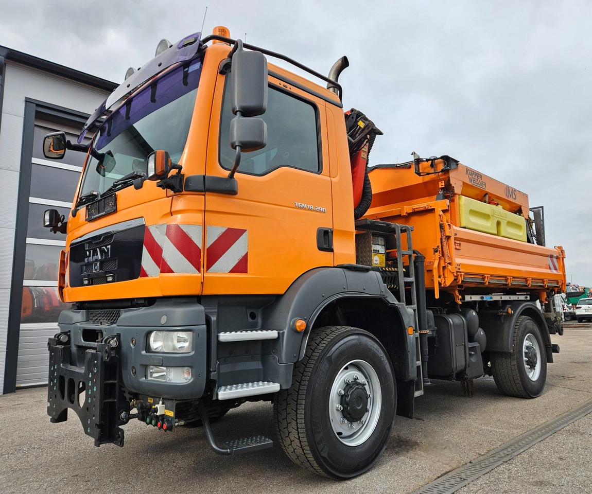 MAN TGM 18.290 4x4 Palfinger PK7001 Kran Funk Euro5 - Caminhão basculante, Caminhão grua: foto 4 MAN TGM 18.290 4x4 Palfinger PK7001 Kran Funk Euro5 - Caminhão basculante, Caminhão grua: foto 4