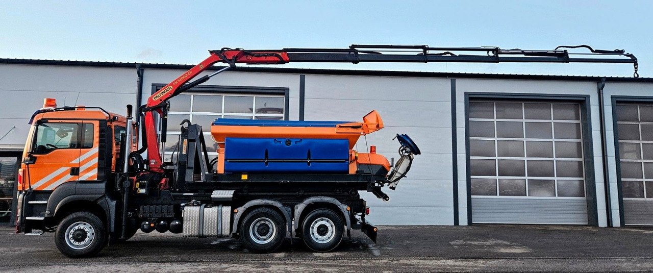 MAN TGS 28.400 6x4-4 BL Palfinger PK12002 Kran Euro5 - Caminhão basculante, Caminhão grua: foto 3 MAN TGS 28.400 6x4-4 BL Palfinger PK12002 Kran Euro5 - Caminhão basculante, Caminhão grua: foto 3