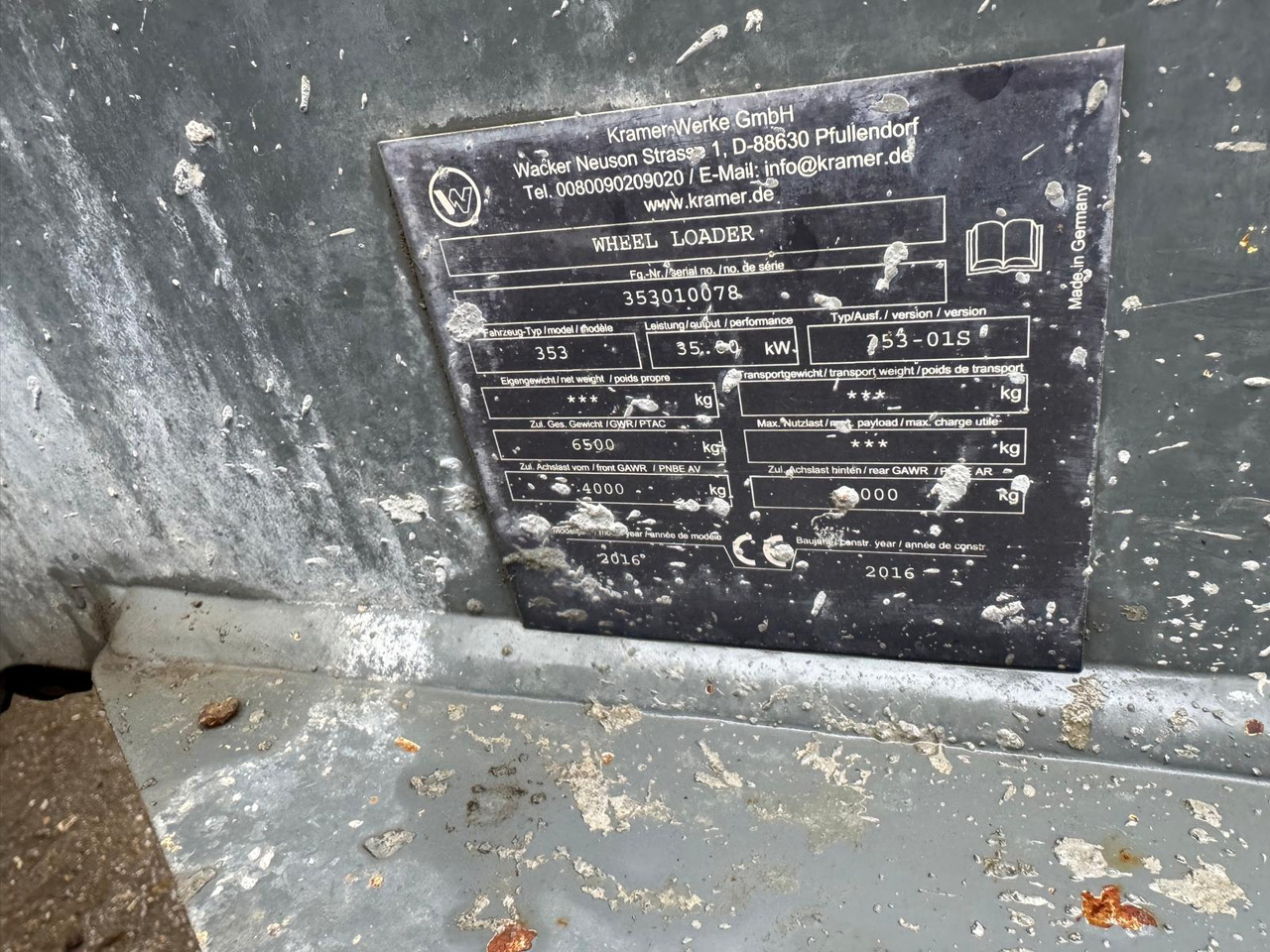 KRAMER 5085 - Carregadeira de rodas: foto 1 KRAMER 5085 - Carregadeira de rodas: foto 1