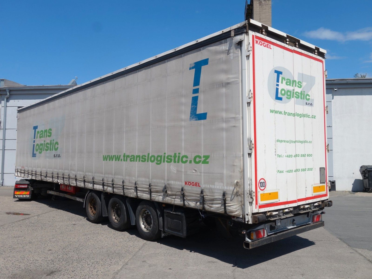 Kögel SN24 MEGA, Liftachse, SAF Achsen, XL Code - Semi-reboque de lona: foto 4 Kögel SN24 MEGA, Liftachse, SAF Achsen, XL Code - Semi-reboque de lona: foto 4