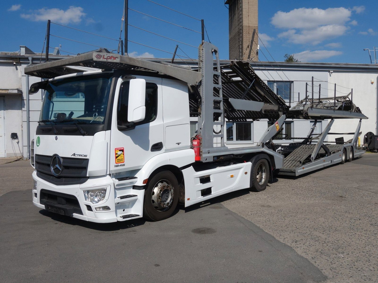 Mercedes-Benz Actros 1846 mit Euro LOHR, VDI Certificate - Caminhão transporte de veículos: foto 1 Mercedes-Benz Actros 1846 mit Euro LOHR, VDI Certificate - Caminhão transporte de veículos: foto 1