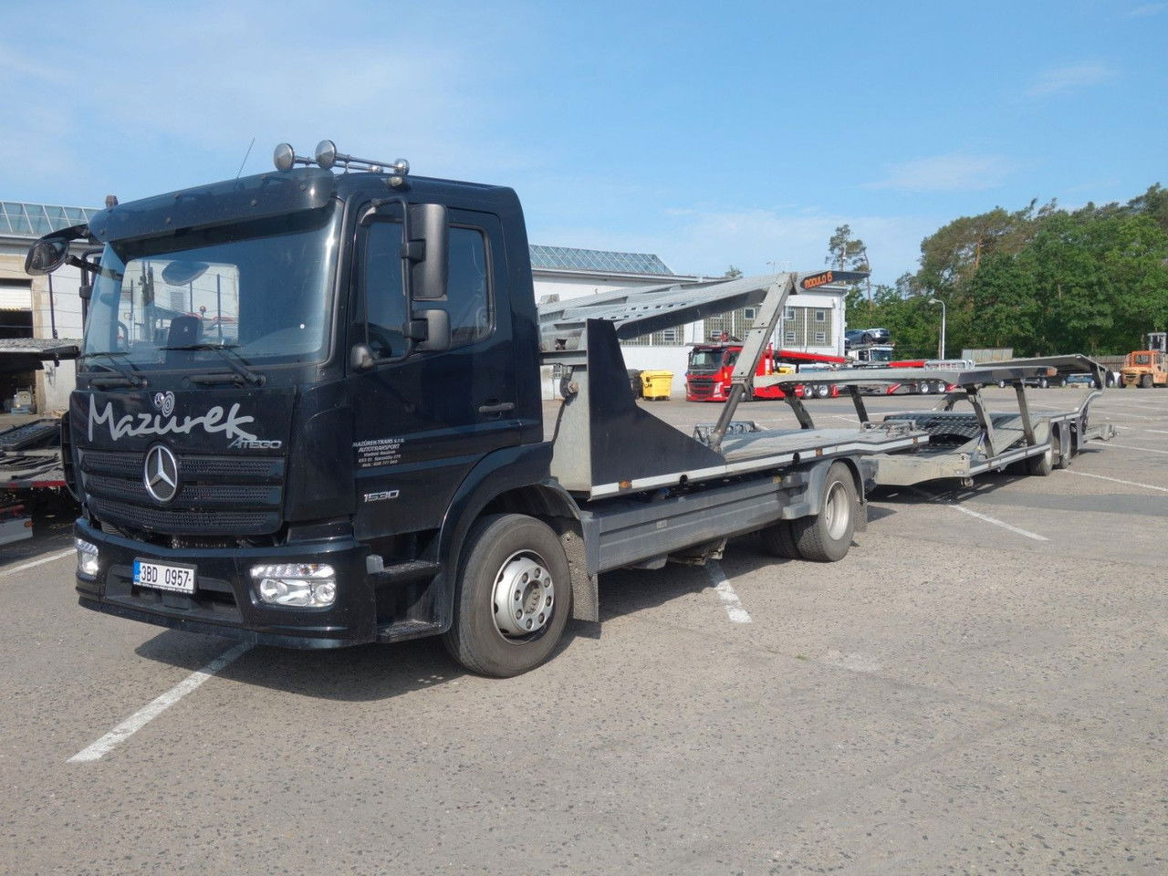Mercedes-Benz Atego 1530 mit Anhänger für 7 PKW - Caminhão transporte de veículos: foto 1 Mercedes-Benz Atego 1530 mit Anhänger für 7 PKW - Caminhão transporte de veículos: foto 1