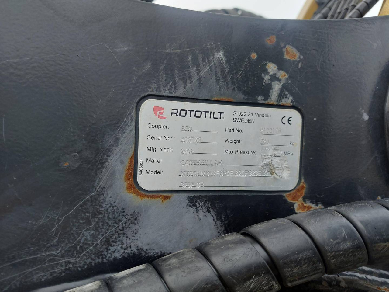 Escavadora de rastos CAT 323: foto 13