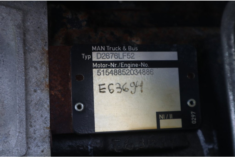 MAN D2676LF52 EURO6 460PS - Motor de Caminhão: foto 5 MAN D2676LF52 EURO6 460PS - Motor de Caminhão: foto 5