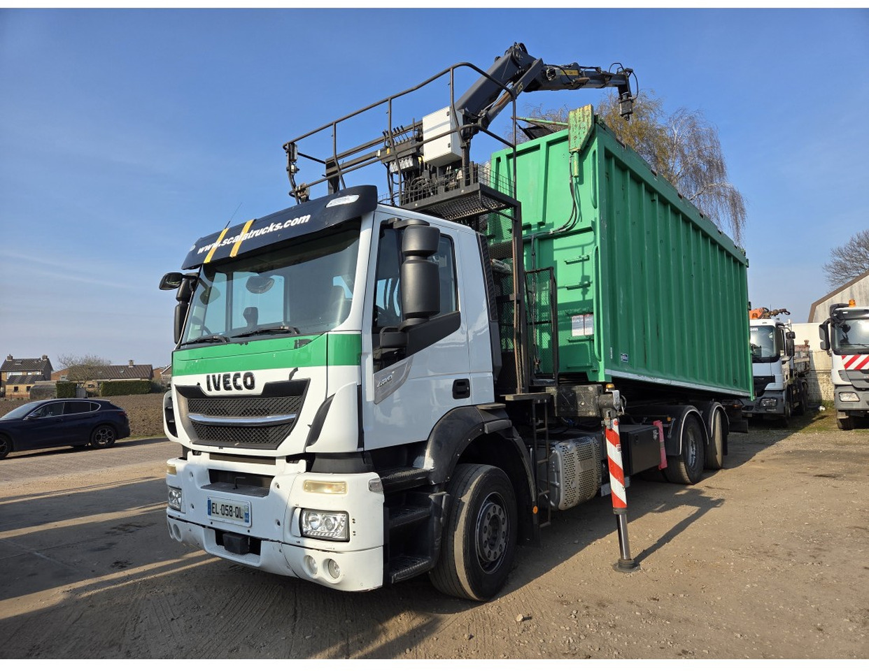 IVECO STRALIS 420 6X2 TIPPER CRANE KESLA 17 TON 2 EXT STEERING REAR AXLE - Caminhão basculante, Caminhão grua: foto 1 IVECO STRALIS 420 6X2 TIPPER CRANE KESLA 17 TON 2 EXT STEERING REAR AXLE - Caminhão basculante, Caminhão grua: foto 1