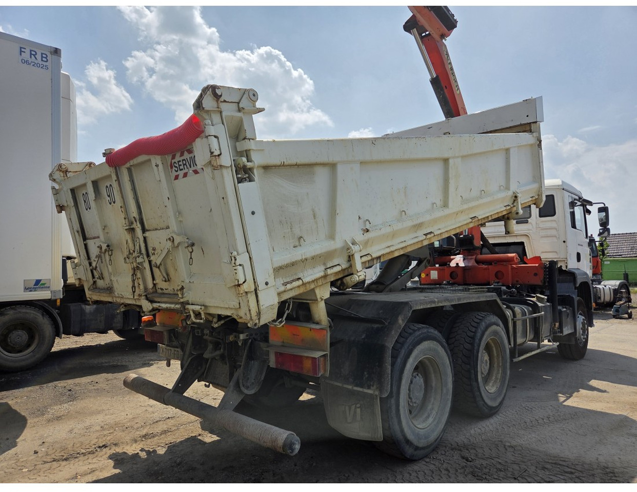 MAN TGA 26.350 6X4 BORDMATIC TIPPER CRANE PALFINGER PK15500 - Caminhão basculante, Caminhão grua: foto 2 MAN TGA 26.350 6X4 BORDMATIC TIPPER CRANE PALFINGER PK15500 - Caminhão basculante, Caminhão grua: foto 2
