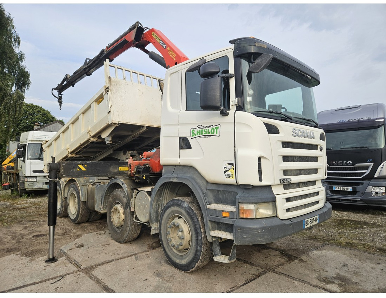 Scania R420 8x4 Tipper Crane Palfinger 23500 - Caminhão basculante, Caminhão grua: foto 3 Scania R420 8x4 Tipper Crane Palfinger 23500 - Caminhão basculante, Caminhão grua: foto 3
