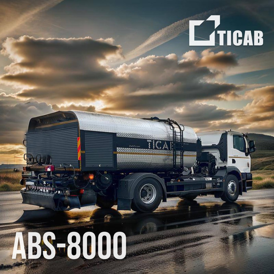 TICAB Asphalt Distributor, 8000 L, Аutonomous Asphalt Sprayer, Manufacturer - Autobomba de betão: foto 4 TICAB Asphalt Distributor, 8000 L, Аutonomous Asphalt Sprayer, Manufacturer - Autobomba de betão: foto 4