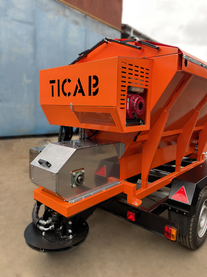 TICAB New Salt and Sand Spreader, Hopper spreader,Manufacturer, 1,5m³ - Semi-reboque de correia: foto 2 TICAB New Salt and Sand Spreader, Hopper spreader,Manufacturer, 1,5m³ - Semi-reboque de correia: foto 2