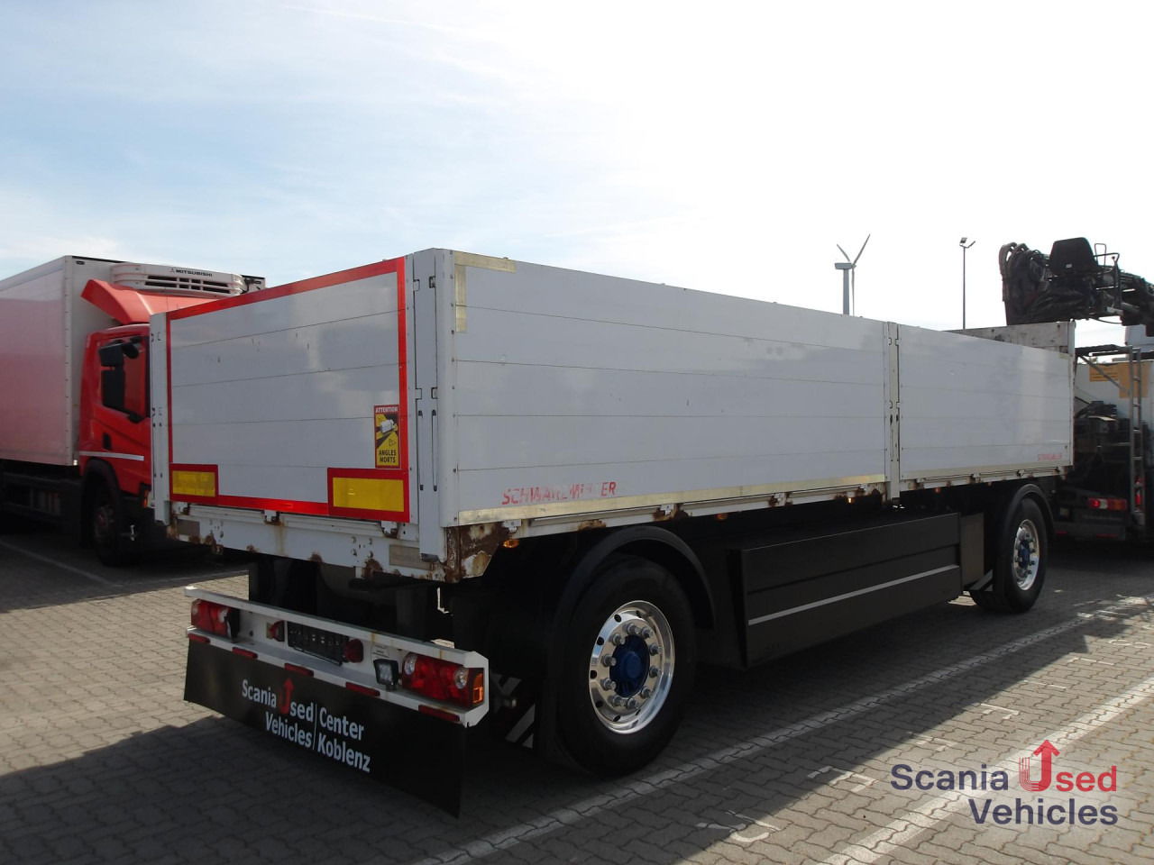 SCHWARZMUELLER AZ18 T-Serie - BPW Achsen - ALCOA - Palettenkasten - Reboque plataforma/ Caixa aberta: foto 4 SCHWARZMUELLER AZ18 T-Serie - BPW Achsen - ALCOA - Palettenkasten - Reboque plataforma/ Caixa aberta: foto 4