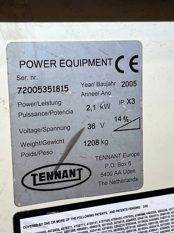 Tennant 7200 - Lavadora aspiradora de pavimentos: foto 3 Tennant 7200 - Lavadora aspiradora de pavimentos: foto 3