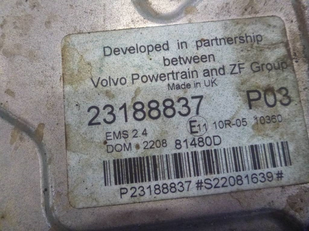 Volvo Motor Styrenhet, 23188837  - Sistema elétrico de Caminhão: foto 3 Volvo Motor Styrenhet, 23188837  - Sistema elétrico de Caminhão: foto 3