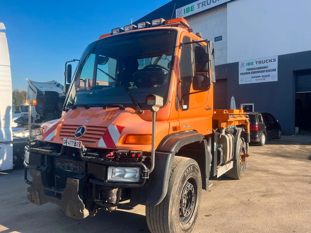 Unimog U500 4x4, Boeschungsmaehwerk Mulag - Caminhão: foto 2 Unimog U500 4x4, Boeschungsmaehwerk Mulag - Caminhão: foto 2