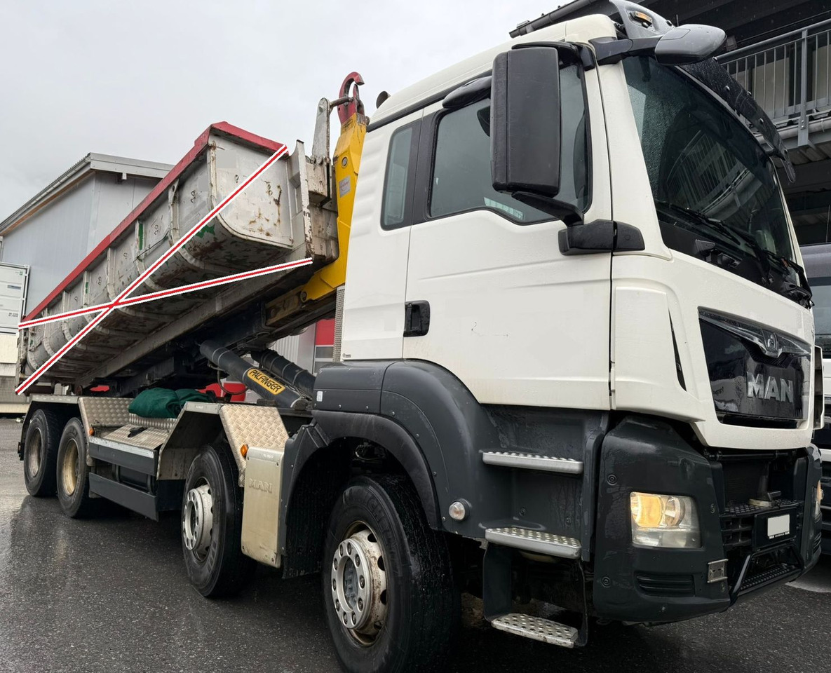 MAN TGS 35.480 8x4, E6, Palfinger Abroll - Caminhão polibenne: foto 1 MAN TGS 35.480 8x4, E6, Palfinger Abroll - Caminhão polibenne: foto 1