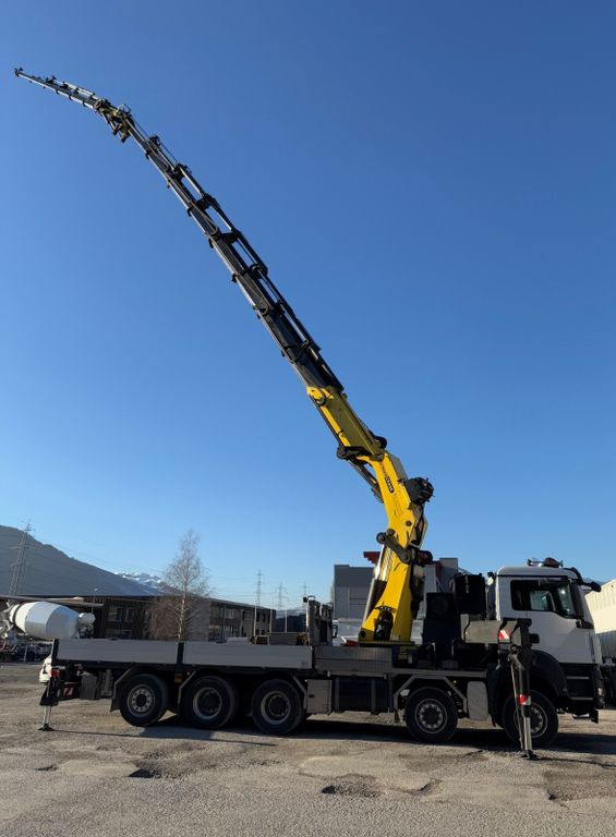 MAN TGS 41.480 10x8,E5,Palfinger 150002,FLYJIB,Winch - Caminhão grua, Camião de caixa aberta/ Plataforma: foto 2 MAN TGS 41.480 10x8,E5,Palfinger 150002,FLYJIB,Winch - Caminhão grua, Camião de caixa aberta/ Plataforma: foto 2