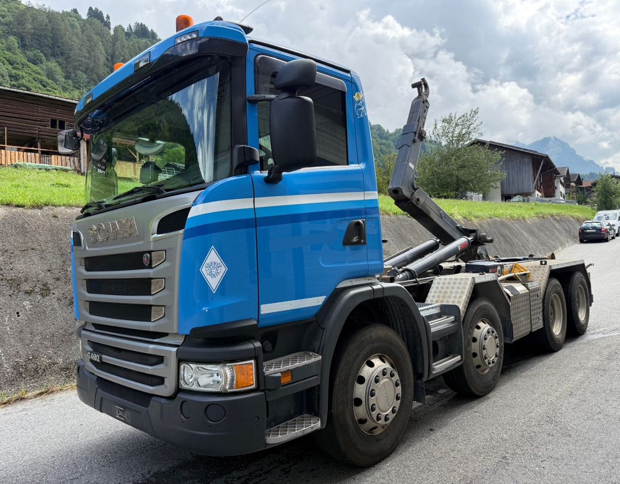 Scania G490 CB 8x4, E6, Retarder, Hiab Multilift 21ton - Caminhão polibenne: foto 1 Scania G490 CB 8x4, E6, Retarder, Hiab Multilift 21ton - Caminhão polibenne: foto 1