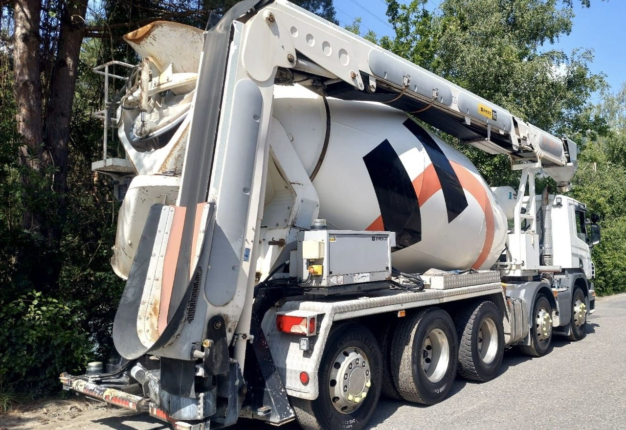 Scania P450 LB 10x4,E6,Stetter 10m³,Förderband/belt 16m - Caminhão betoneira: foto 5 Scania P450 LB 10x4,E6,Stetter 10m³,Förderband/belt 16m - Caminhão betoneira: foto 5
