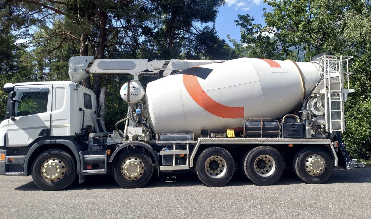 Scania P450 LB 10x4,E6,Stetter 10m³,Förderband/belt 16m - Caminhão betoneira: foto 3 Scania P450 LB 10x4,E6,Stetter 10m³,Förderband/belt 16m - Caminhão betoneira: foto 3