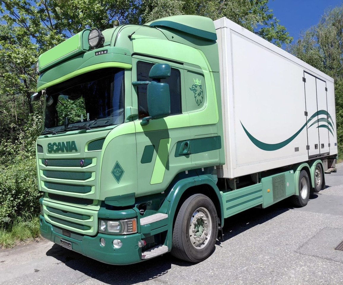 Scania R450 6x2, E6, Thermo King UT 1200, Ladebordwand - Caminhão frigorífico: foto 1 Scania R450 6x2, E6, Thermo King UT 1200, Ladebordwand - Caminhão frigorífico: foto 1