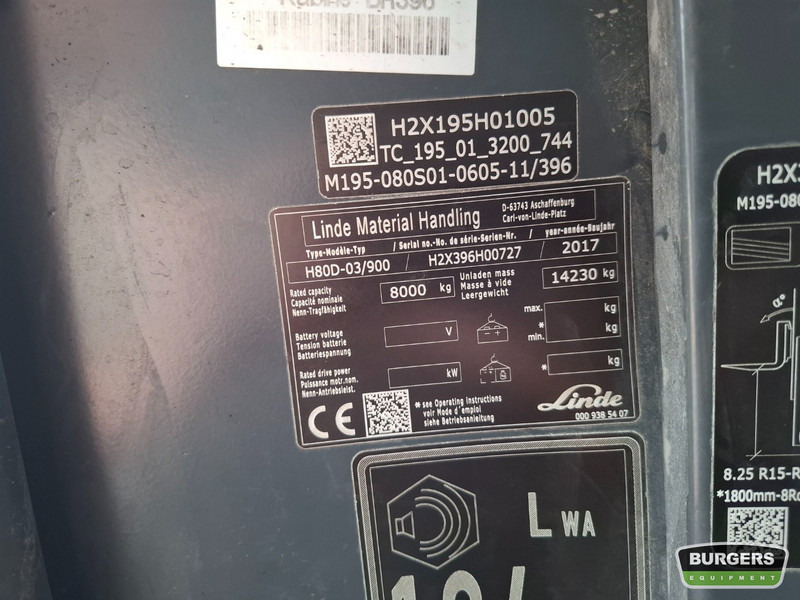 Empilhadeira a diesel Linde H80D: foto 6