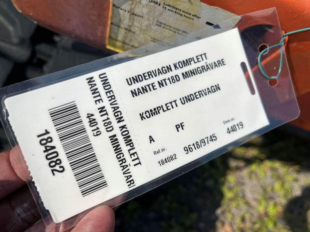 Nante NT 18 DR - Mini escavadeira: foto 3 Nante NT 18 DR - Mini escavadeira: foto 3