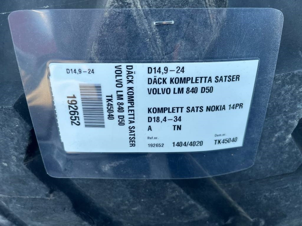 Nokian 18,4-34 14,9-24 till Volvo Bm 840 841 - Pneu de Máquina de construção: foto 2 Nokian 18,4-34 14,9-24 till Volvo Bm 840 841 - Pneu de Máquina de construção: foto 2