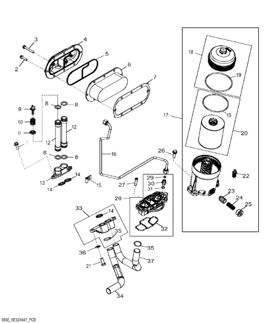 AR55394 John Deere 8345R - Chłodnica oleju - Radiador de óleo de Máquina agrícola: foto 1 AR55394 John Deere 8345R - Chłodnica oleju - Radiador de óleo de Máquina agrícola: foto 1