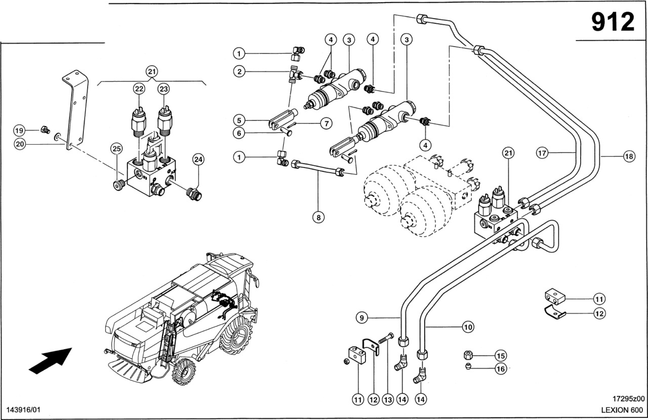 Claas Lexion 600 WŁĄCZNIK CIŚNIENIOWY 0000393480 (Przewody hydrauliczne, układ hamulcowy) - Peças de freio de Ceifeira debulhadora: foto 1 Claas Lexion 600 WŁĄCZNIK CIŚNIENIOWY 0000393480 (Przewody hydrauliczne, układ hamulcowy) - Peças de freio de Ceifeira debulhadora: foto 1