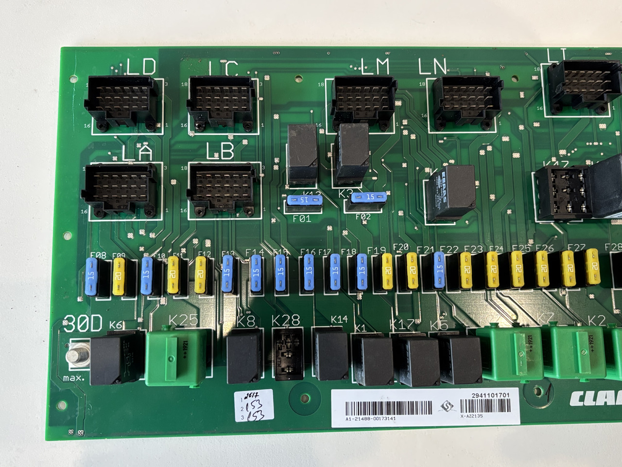 Claas Lexion 620 630 640 670 740 760 780 Centrala Elektryczna 0000173141 00 0017 314 1 NOWA - Centralina electrónica de Máquina agrícola: foto 3 Claas Lexion 620 630 640 670 740 760 780 Centrala Elektryczna 0000173141 00 0017 314 1 NOWA - Centralina electrónica de Máquina agrícola: foto 3