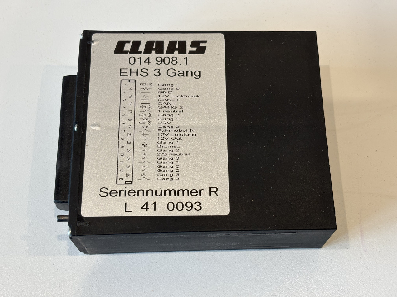Claas Lexion Moduł Sterownik EHS 3 Gang 014 908.1 0149081 014908.1 - Centralina electrónica de Máquina agrícola: foto 1 Claas Lexion Moduł Sterownik EHS 3 Gang 014 908.1 0149081 014908.1 - Centralina electrónica de Máquina agrícola: foto 1