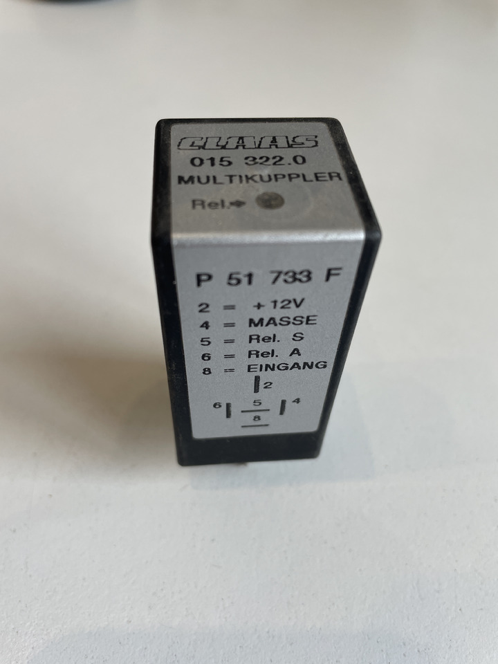 Claas Lexion - przekaźnik 0153220 015322.0 - Relé de Máquina agrícola: foto 1 Claas Lexion - przekaźnik 0153220 015322.0 - Relé de Máquina agrícola: foto 1