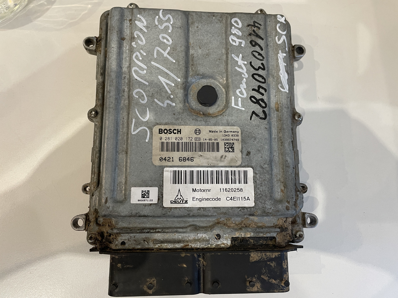 Claas Scorpion 7055 - sterownik moduł silnika ECU 0421020172 04216846 0281020172 - Centralina electrónica de Máquina agrícola: foto 1 Claas Scorpion 7055 - sterownik moduł silnika ECU 0421020172 04216846 0281020172 - Centralina electrónica de Máquina agrícola: foto 1