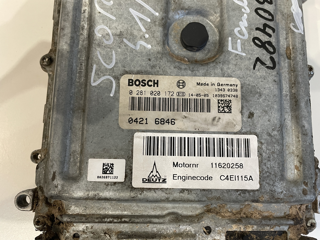 Claas Scorpion 7055 - sterownik moduł silnika ECU 0421020172 04216846 - Centralina electrónica de Máquina agrícola: foto 2 Claas Scorpion 7055 - sterownik moduł silnika ECU 0421020172 04216846 - Centralina electrónica de Máquina agrícola: foto 2