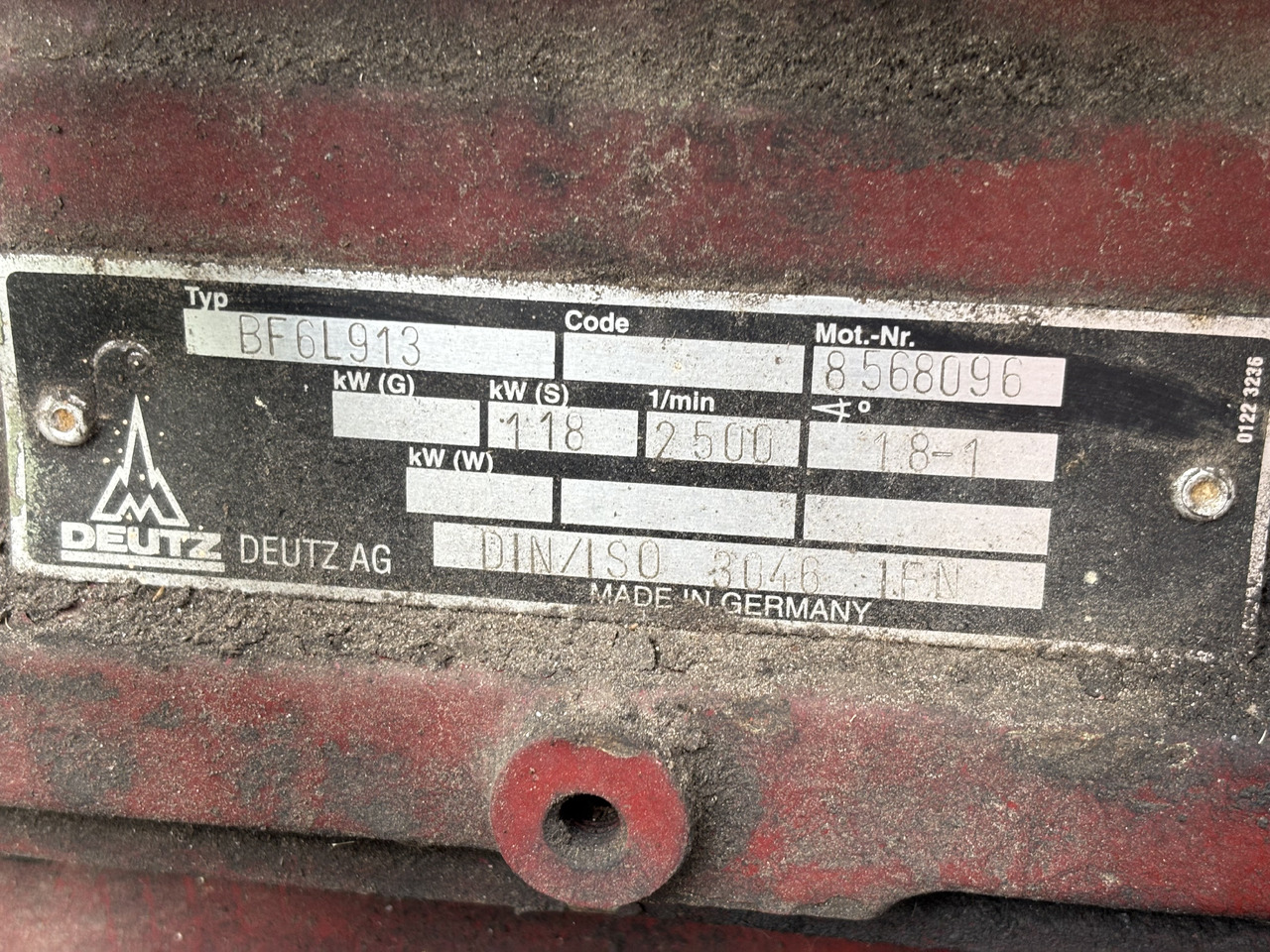 Deutz BF6L913 Silnik 6 Cylindrowy Turbo - Motor de Máquina agrícola: foto 5 Deutz BF6L913 Silnik 6 Cylindrowy Turbo - Motor de Máquina agrícola: foto 5