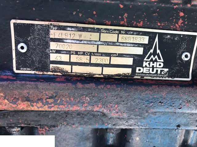 Motor e peças de Máquina agrícola Deutz F4L912W [CZĘŚCI]: foto 6