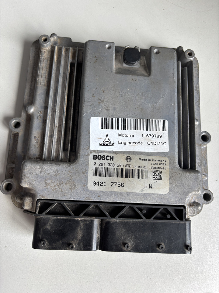 Deutz TCD - moduł sterownik ECU 0281020205 04217756 - Centralina electrónica de Máquina agrícola: foto 1 Deutz TCD - moduł sterownik ECU 0281020205 04217756 - Centralina electrónica de Máquina agrícola: foto 1
