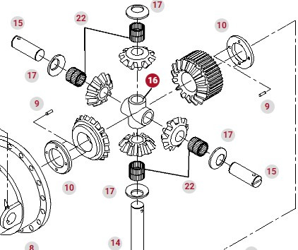 Fendt 924 927 930 933 936 Vario Valtra Mechanizm Różnicowy G001990200930 934152010100 934152010090 - Diferencial de Máquina agrícola: foto 1 Fendt 924 927 930 933 936 Vario Valtra Mechanizm Różnicowy G001990200930 934152010100 934152010090 - Diferencial de Máquina agrícola: foto 1