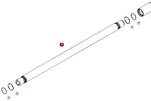 Fendt Vario 1038 1042 1046 1050 GEN 3 Wał Napędowy 530300080011 - Eixo cardan de Máquina agrícola: foto 1 Fendt Vario 1038 1042 1046 1050 GEN 3 Wał Napędowy 530300080011 - Eixo cardan de Máquina agrícola: foto 1