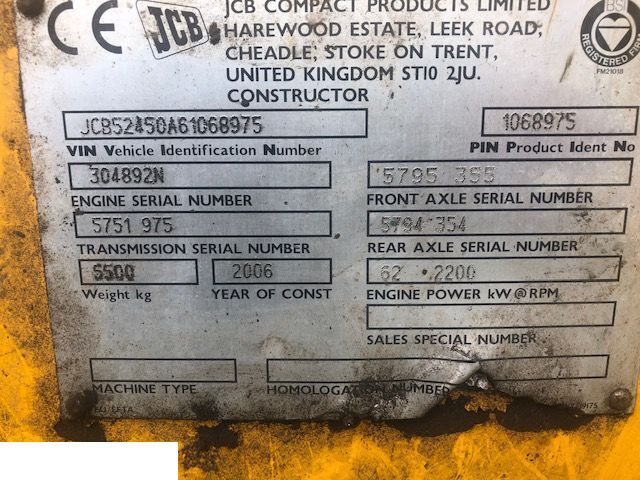 JCB 520-50 - Siłownik Wysuwu - Cilindro hidráulico de Empilhador telescópico: foto 2 JCB 520-50 - Siłownik Wysuwu - Cilindro hidráulico de Empilhador telescópico: foto 2