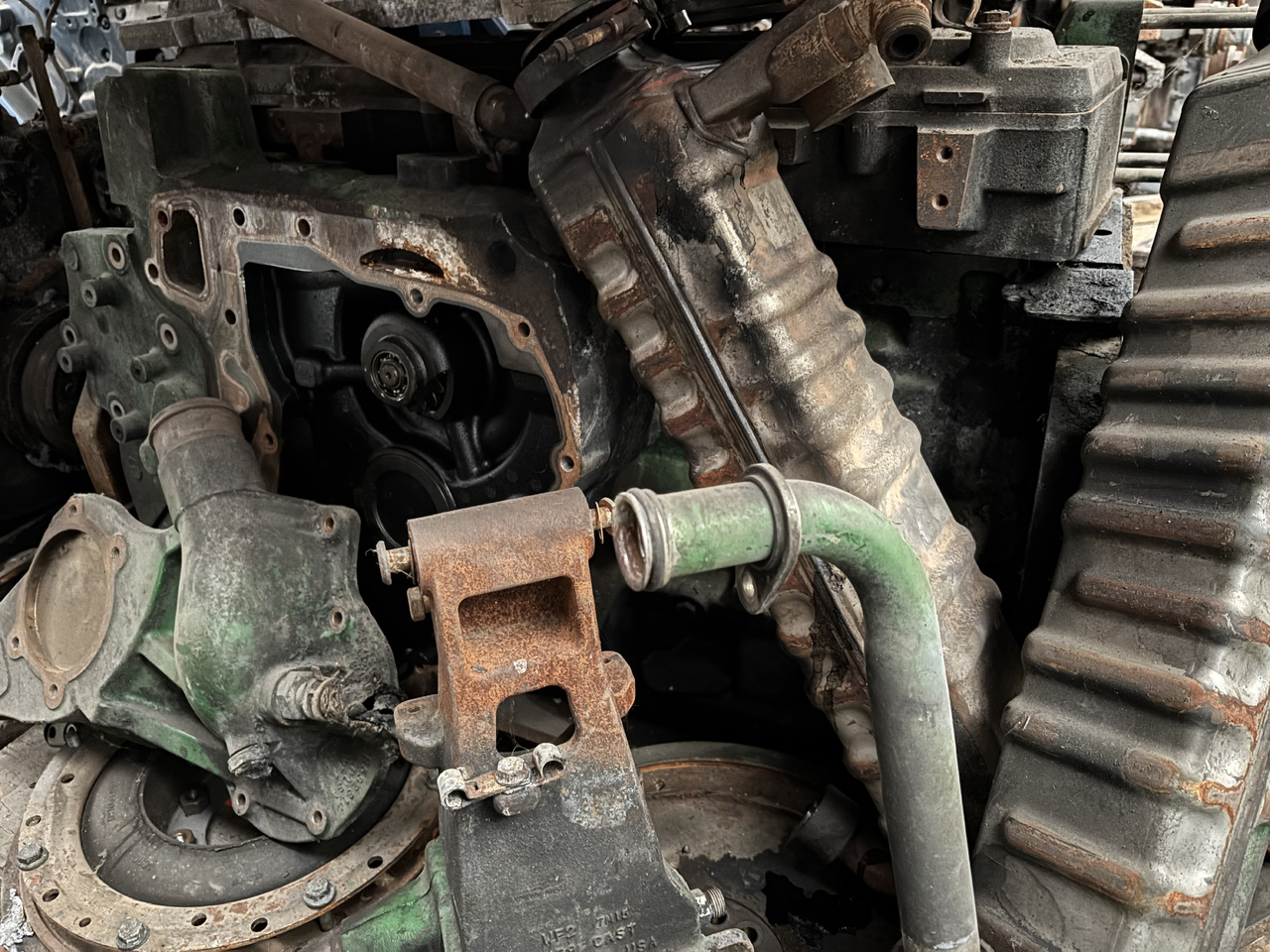 John Deere 7230 7280 8260 8310 9370 670 Silnik Blok Koło Zamachowe CZĘŚCI RE538143 R537181 - Volante do motor de Máquina agrícola: foto 4 John Deere 7230 7280 8260 8310 9370 670 Silnik Blok Koło Zamachowe CZĘŚCI RE538143 R537181 - Volante do motor de Máquina agrícola: foto 4