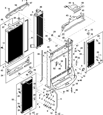 John Deere 9470RX - Chłodnica oleju RE579260 (Napęd wentylatora i chłodnica) - Radiador de óleo de Máquina agrícola: foto 1 John Deere 9470RX - Chłodnica oleju RE579260 (Napęd wentylatora i chłodnica) - Radiador de óleo de Máquina agrícola: foto 1