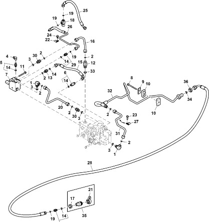 John Deere 9470RX - Przewód olejowy RE579371 (Hamulec) - Linha/ Mangueira de freio de Trator: foto 1 John Deere 9470RX - Przewód olejowy RE579371 (Hamulec) - Linha/ Mangueira de freio de Trator: foto 1