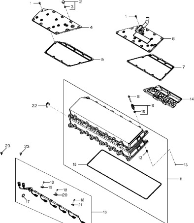 John Deere 9470RX - Wiązka przewodów RE553618 (Silnik) - Cables/ Wire harness de Máquina agrícola: foto 1 John Deere 9470RX - Wiązka przewodów RE553618 (Silnik) - Cables/ Wire harness de Máquina agrícola: foto 1