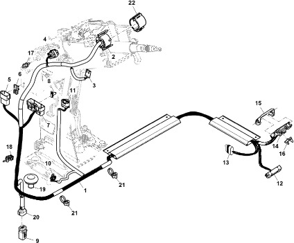 John Deere 9470RX - Wiązka przewodów RE574963 (Hamulec) - Cables/ Wire harness de Trator: foto 1 John Deere 9470RX - Wiązka przewodów RE574963 (Hamulec) - Cables/ Wire harness de Trator: foto 1
